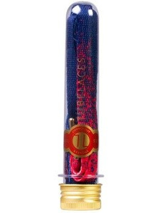 sznurowadła TUBELACES - GOLD FLAT SPLATTER RED/NAVY (130 cm)
