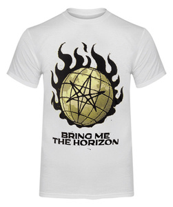 koszulka BRING ME THE HORIZON - GLOBE YELLOW