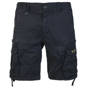 spodnie bojówki krótkie YAKUZA PREMIUM - CARGO SHORTS black