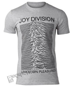 koszulka JOY DIVISION - UNKNOWN PLEASURES szary melanż