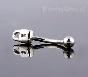 KOLCZYK DO BRWI KŁÓDKA