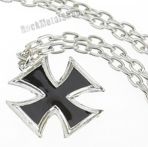 wisior + łańuch KRZYŻ MALTAŃSKI