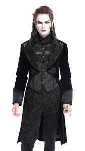 płaszcz męski DEVIL FASHION - EMBROIDERED