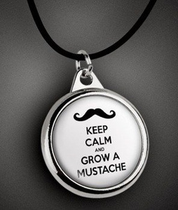 wisior KEEP CALM AND GROW A MUSTACHE