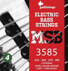 struny do gitary basowej GALLI STRINGS - MAGIC SOUND MSB3585 HEXAGONAL /035-085/