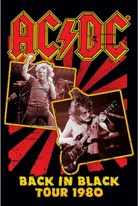 plakat AC/DC - BACK IN BLACK