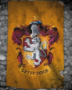plakat HARRY POTTER - GRYFFINDOR FLAG
