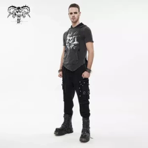 spodnie męskie DEVIL FASHION - PUNK GOTHIC, joggery