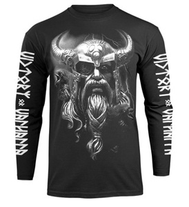 longsleeve VICTORY OR VALHALLA - ODIN