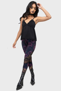 legginsy KILLSTAR - TWILIGHT ROSE