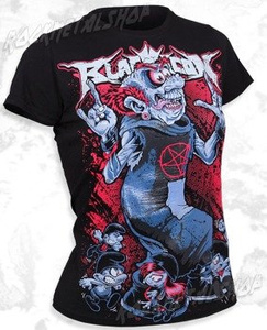 bluzka damska BLACK ICON - SMURFS (DICON090 BLACK)