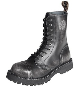 glany STEEL - WHITE / BLACK (10 dziurek)