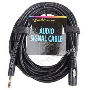 przewód audio BOSTON: gniazdo JACK STEREO (6.3mm) -  DUŻY JACK STEREO (6.3mm) / 9m