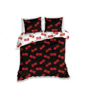 komplet pościelowy AC/DC - LOGO, kołdra (160*200) + 2*poduszka (70*80)