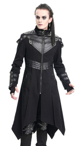 płaszcz męski DEVIL FASHION - BLACK GOTHIC  PUNK
