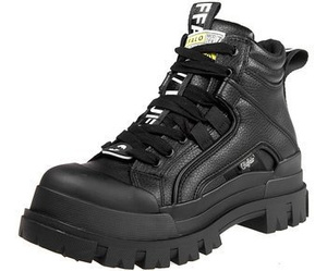 buty damskie BUFFALO - ASPHA MID BLACK VEGAN