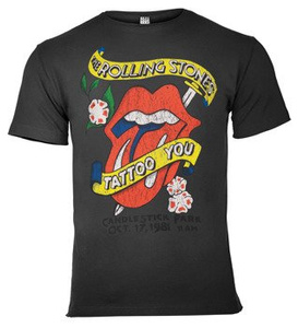 koszulka ROLLING STONES - TATTOO YOU ciemnoszara