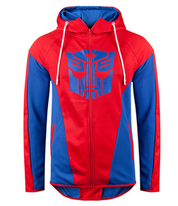 bluza TRANSFORMERS - OPTIMUS PRIME- techniczna, rozpinana z kapturem