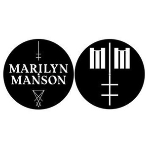 mata gramofonowa slipmata MARILYN MANSON - LOGO / CROSS