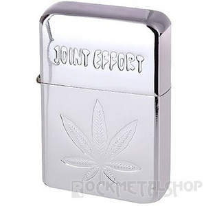 zapalniczka benzynowa JOINT EFFORT, chromowana