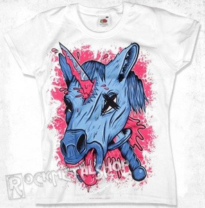 bluzka damska BLACK ICON - UNICORPSE biała (DICON105 WHITE)