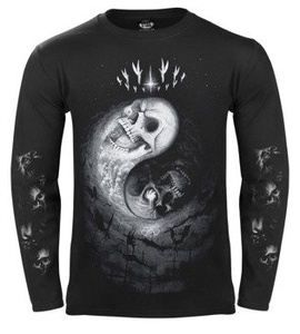 longsleeve YIN YANG SKULLS