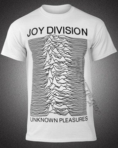 koszulka JOY DIVISION - UNKNOWN PLEASURES biała