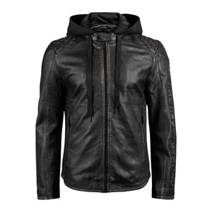 kurtka skórzana MMHAYATO SF MEN BIKER ANTIQUE BLACK