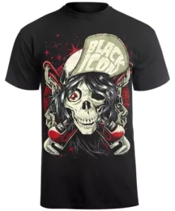 koszulka BLACK ICON - INDUSTRIAL SKULL (MICON120 BLACK)
