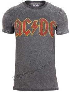 koszulka AC/DC - CLASSIC LOGO BURNOUT