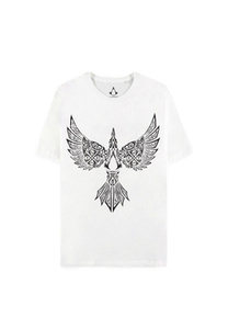 koszulka ASSASSIN'S CREED VALHALLA - BIG RAVEN biała