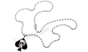 naszyjnik kulkowy CZASZKA Ø3mm