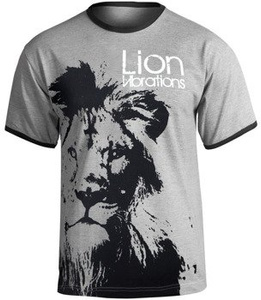 koszulka LION VIBRATIONS szary melanż