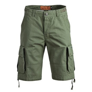 spodnie bojówki krótkie WEST COAST CHOPPERS - CAINE RIPSTOP CARGO SHORT olive