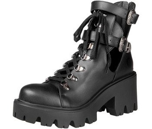 botki damskie ALTERCORE czarne (SADIE VEGAN BLACK)