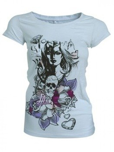 bluzka damska LA INK - WHITE (TS420114LIK)