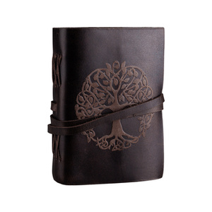 notes/zeszyt w skórzanej oprawie CELTIC TREE