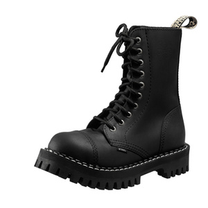 glany STEEL - CRAZY BLACK (10-dziurkowe) podeszwa MONSTER