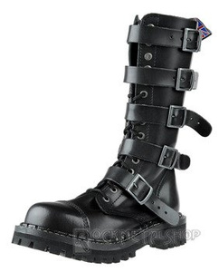 glany STEADY'S - 15 dziurek, czarne (STE/15 - KLAMRY/5/Z)