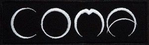 naszywka COMA - LOGO black/white