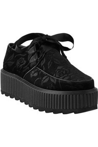 buty damskie creepers KILLSTAR - VAMPIRE'S KISS (BLACK)