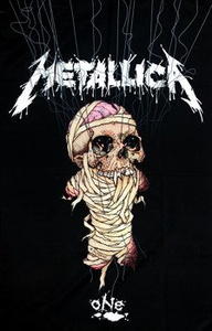 flaga METALLICA - ONE