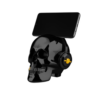 głośnik bezprzewodowy bluetooth - SKULL, black