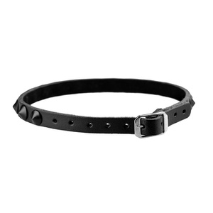 obroża 1-rzędowa - CONE STUD BLACK