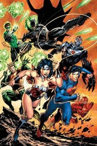 plakat DC COMICS - JUSTICE LEAGUE CHARGE