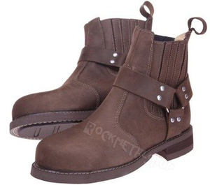 buty motocyklowe STEADY'S brązowe (MOTOR/1) nubuk