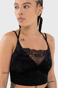 top damska KILLSTAR - BURNT OBSIDIAN