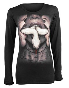 bluzka damska COVEN - SNAKEMOUTH długi rękaw