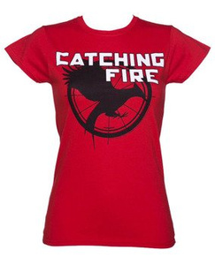 bluzka damska HUNGER GAMES - CATCHING FIRE - LOGO