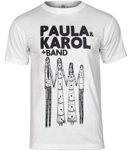 koszulka PAULA I KAROL + BAND biała